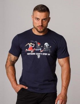 T-shirt Can`t Stop Us Navy